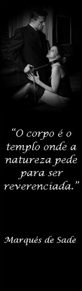 Marca Páginas - Marquês de Sade
